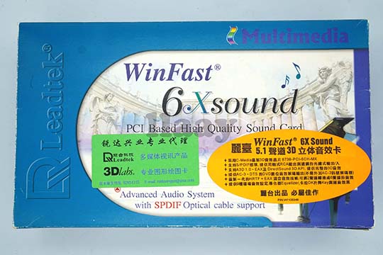 丽台Winfast 6X Sound声卡 + 光纤子卡（CMI8738芯片）